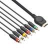 Component AV Cable High Resolution HDTV Component RCA Audio Video Cable for  for  Gaming Console