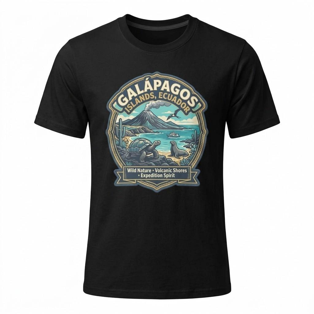 Galapagos Islands Ecuador Graphic T-Shirt Unisex Travel Tee