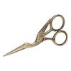 Stainless Steel Cutting Crane Sewing Scissors, Retro Bronze, with Two Sizes,   and Practical