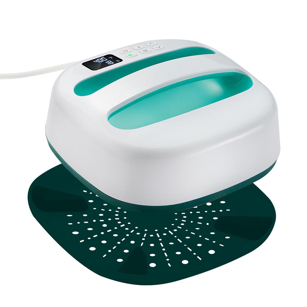 Coolinbo термопресс для футболок, 9,4 x 9,4 дюйма, термопереносный железный пресс, быстрый нагрев для