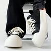 Fashion Men Thick-Soled Big Round Toe Sneakers Couple Anti Slip Wear Outdoor Shoes Women Versatile Trendy Casual Unisex Board Footwear