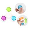 Fidget Toys Fidget Sensory Pop It Toy Push Pop Bubble Key Chain Spinner Simple Dimple Popit Fidget