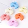 Simple Hair Accessories Women's Colorful Bow Grab Clip Hair Ponytail Shark Clip Bow Tie Fashion Temperament Hair Claw