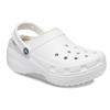 Crocs Классические сабо на платформе с подкладкой 'Белые' Женские