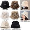 Soft Lamb Winter Bucket Hat Keep Warm Skull Hat Casual Plush Fisherman Hat  Outdoor