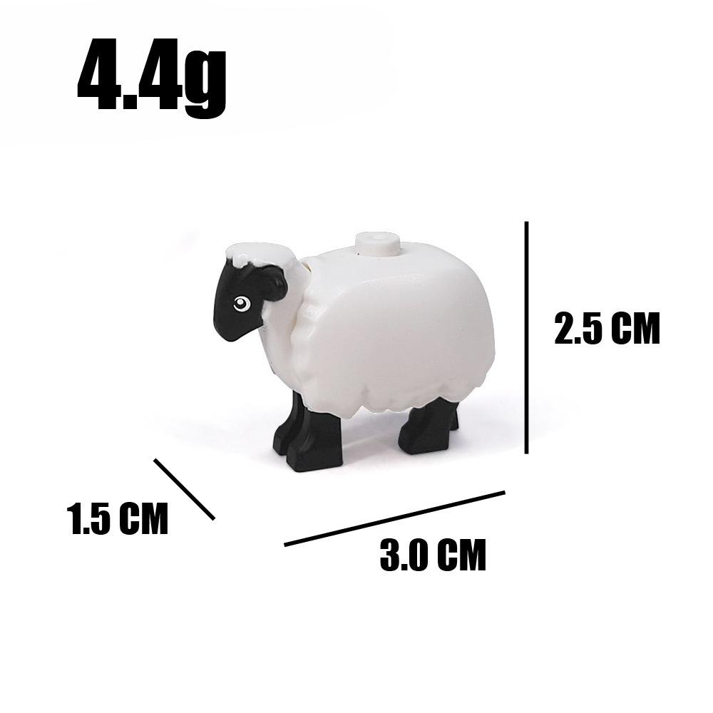 Small Sheep Plush Sheep 74188 Pastoral Ranch 6342625 Farm Scene Accessories Small Pellet Animals
