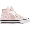 Converse Chuck Taylor All Star Canvas Удобные Универсальные Полувысокие Прогулочные Кроссовки Светло-розовые Детские Ботинки A09283C