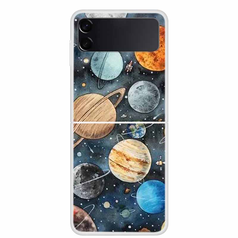 Для Samsung Galaxy Z Flip 3 4 чехол противоударный жесткий пластиковый чехол для ПК для Samsung Galaxy Z Flip3 5G ZFlip 3 милые чехлы для телефонов