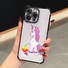 Unicorn Rainbow Case For Samsung Galaxy A57 A37 A07 A17 A56 5G A55 A54 A52 A53 A36 A34 A35 A73 A26 A25 A16 A06 Clear Phone Cover