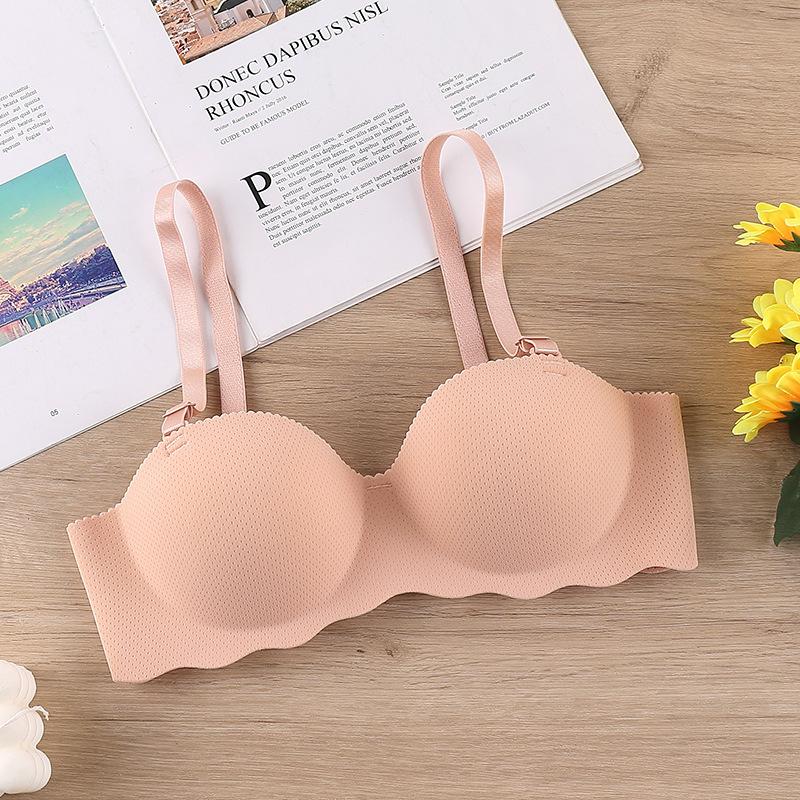 Сексуальные бюстгальтеры Push Up бесшовное нижнее белье женское однотонное беспроводное нижнее белье Feamle цельный бюстгальтер с откидными бретельками