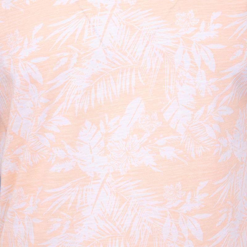 Однотонная футболка menson-b с принтом листьев Мужская BLAGGIO