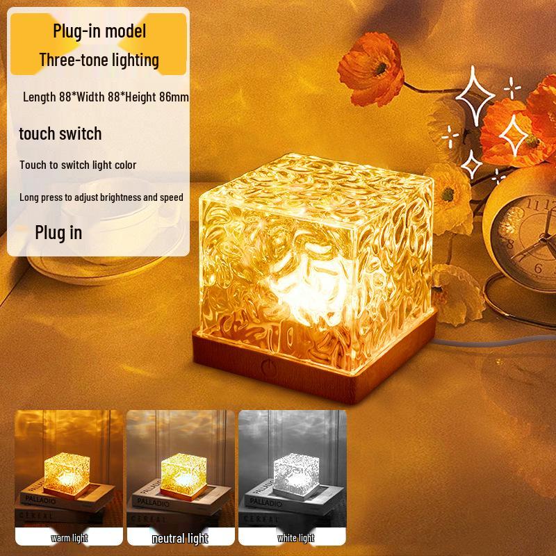 Романтический ночник «Волна»: Прикроватная лампа высокой ценности для атмосферы пар