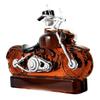 300 мл Бутылка для виски Mustang из высокоборосиликатного стекла Бутылка в виде мотоциклетного двигателя V-образная бутылка для виски с двойным двигателем Барный аксессуар