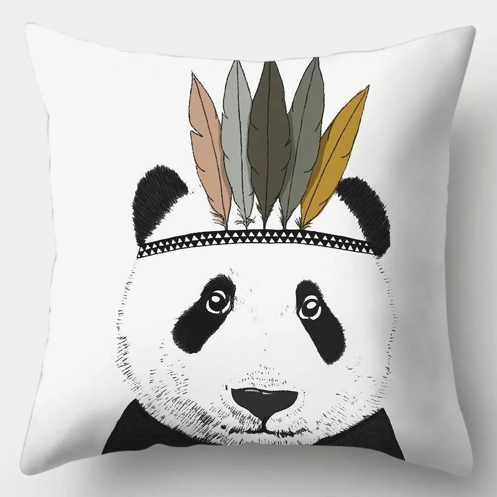 Funny Animal Decorative Pillowcase Living Room Office Ornaments Home Pillowcase
