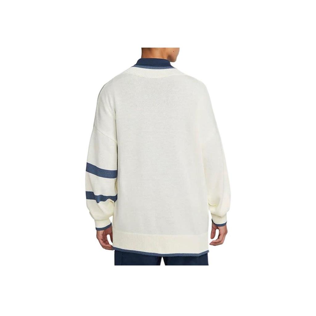 Nike SS23 Пуловер в полоску с принтом, мужские топы, бежевый DX0009-133