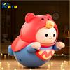 1-5PCS Baby Toys Infant 6 Months Cute Superman Tumbler Toys Children's Soothing Rattles Balance Piggy 0-3 Years Old Baby Gift