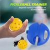 Blue Base Pickleball Trainer Water-Fillable Pickleball Training Aids Tennis Trainer  Indoor Sports