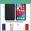 Чехол из жидкого силикона для iPhone 12/11/7/8 Plus, противоударный и стильный