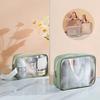 Cosmetic Storage Bag High Capacity Waterproof Frosted Toiletry Cosmetic Bag Travel Supplies