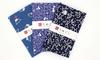 Small Pattern Tenugui Blue 3 33 X 88m (hand Towels), Set, Anti-fray Finish, Pieces,