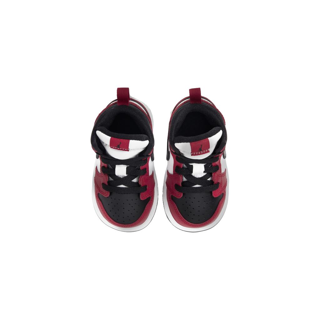 (TD) Air Jordan 1 Mid 'Chicago Black Toe' Baby 640735-069