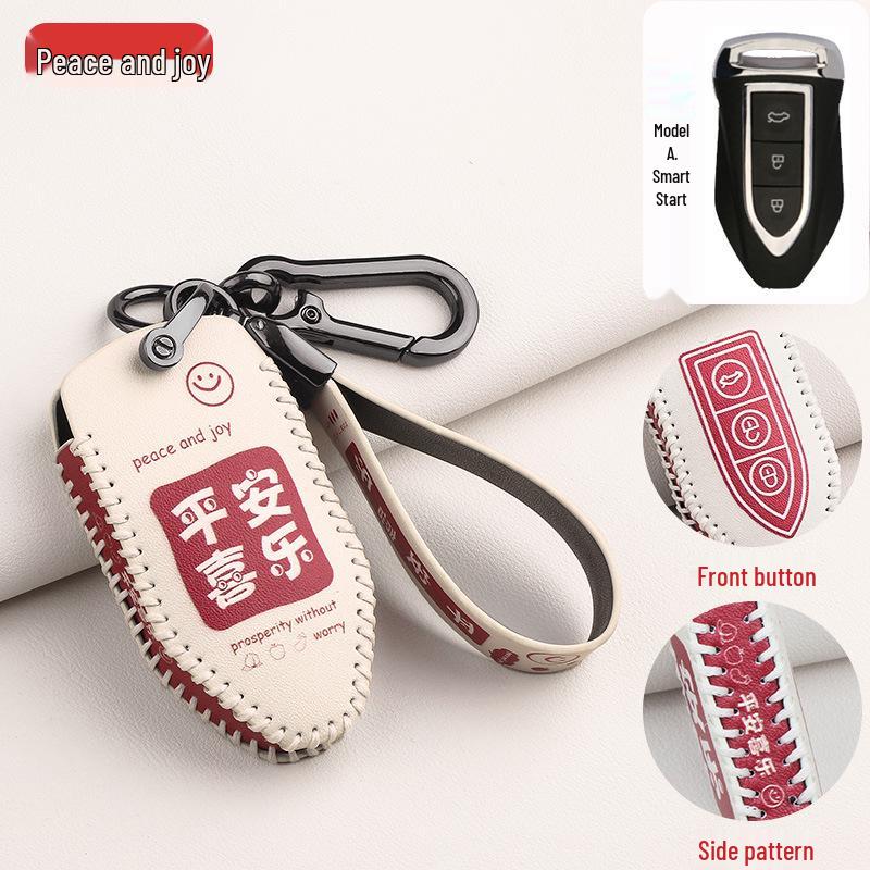 Cartoon Protective Car Key Cover for Cheetah CS9, CS10, Zotye SR7, SR9, Z700, Z500