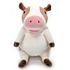 Shinada Global Mochi Series Mochiushi Cow, Brown, Large, 22 X 22 X 30 Cm, Plush Animal Cow Plush Toy MOCO-0350R