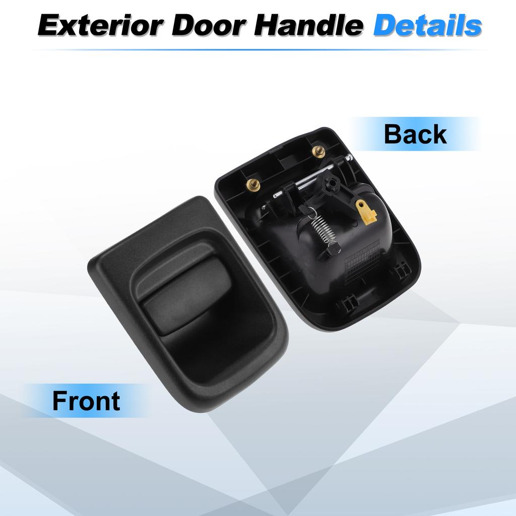 UXCELL Front Left Side Exterior Door Handle No.7700352488/4500488 Outside Car Door Handle for Renault Master II 1998-2010 1 Pcs
