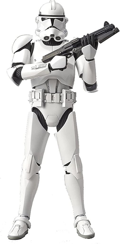 BANDAI SPIRITS Star Wars Clone Trooper Scale Plastic Model 1/12 Pre-Colored