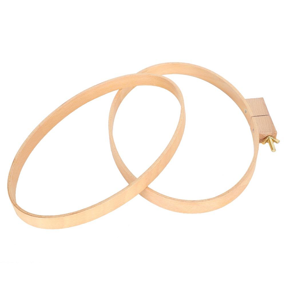 Wide Wooden Frame Embroidery Hoop Universal Clamp Wood Embroidery Hoop Desktop Craft