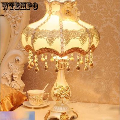 Европейская настольная лампа, прикроватная лампа для спальни, подарочная настольная лампа для свадебного украшения гостиной, лампа Чанмин, лампа для учебы, креативная настольная лампа