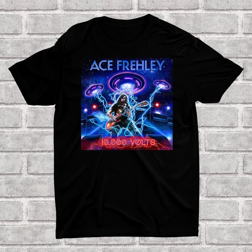 10,000 Volts Ace Frehley T Shirt All Size S-5XL AG01 Unisex T-Shirt