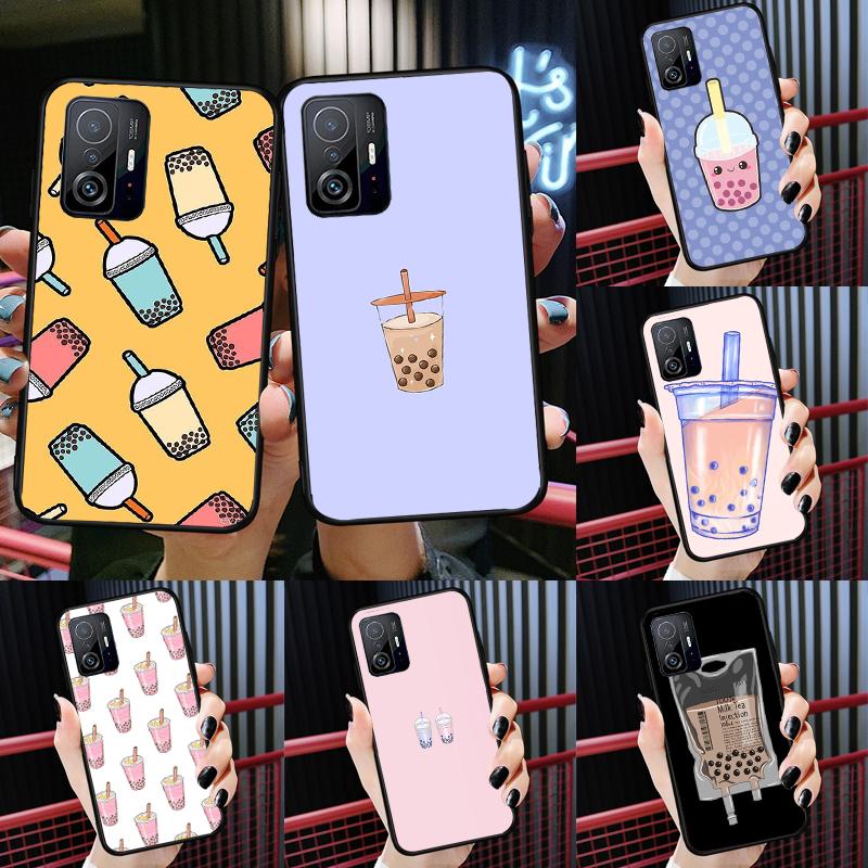 Чехол для телефона Xiaomi POCO X7 Pro X3 X5 X6 F3 F5 F6 M6 Pro 11T 12T 13T 14T Pro 13 14 Ultra с рисунком боба-милктей