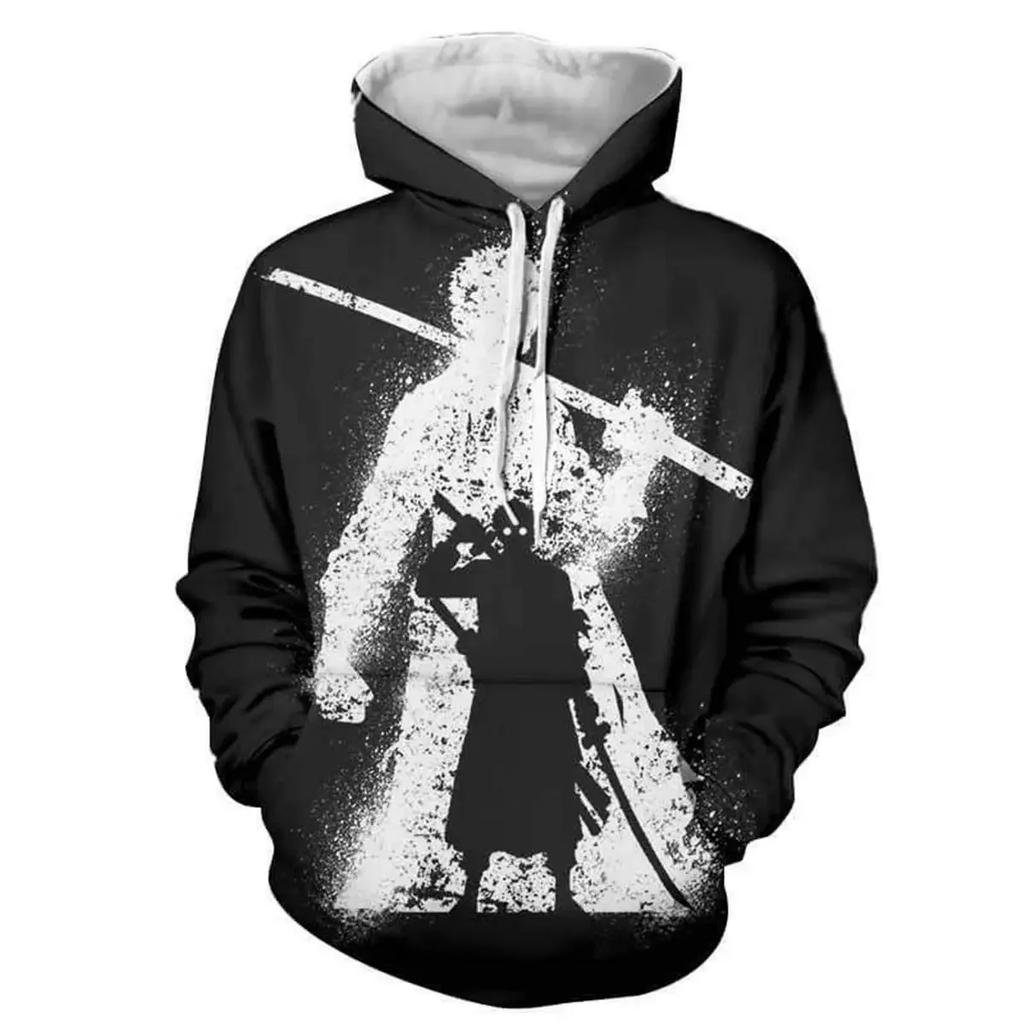 Мультфильм One Piece Roronoa Zoro 3D толстовки мужские модные повседневные костюмы для косплея забавная весенняя уличная толстовка куртка
