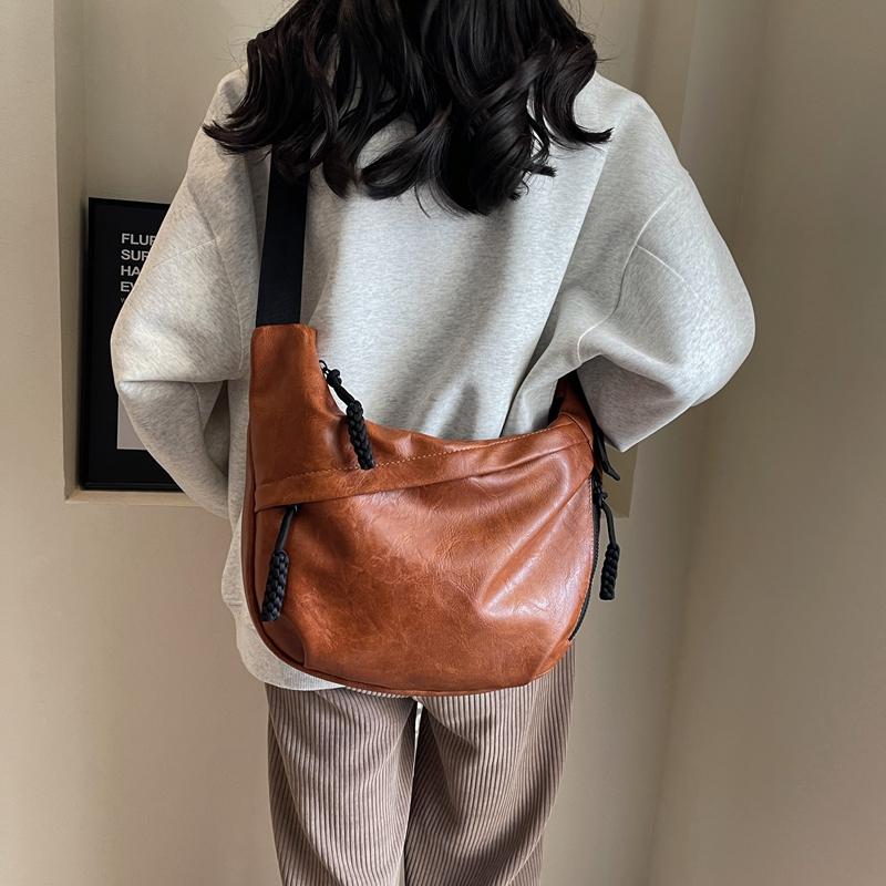 Женская сумка большой вместимости, мягкая кожаная сумка через плечо, большая сумка
