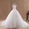 Court Train Wedding Dress Cheap Celebrity Strapless Vintage Tulle Bridal Ball Gown Organza Lace Bridal Dresses