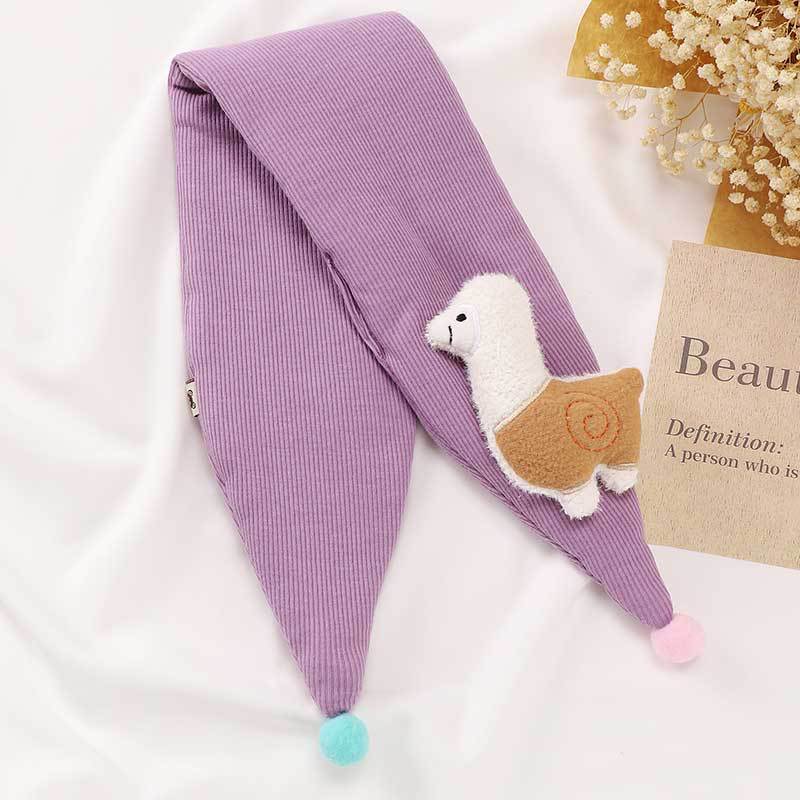 New Children'S Fashionable Scarf For Girls To Keep Warm And Versatile For Babies. Plush And Thickened Warm Scarf For Kids