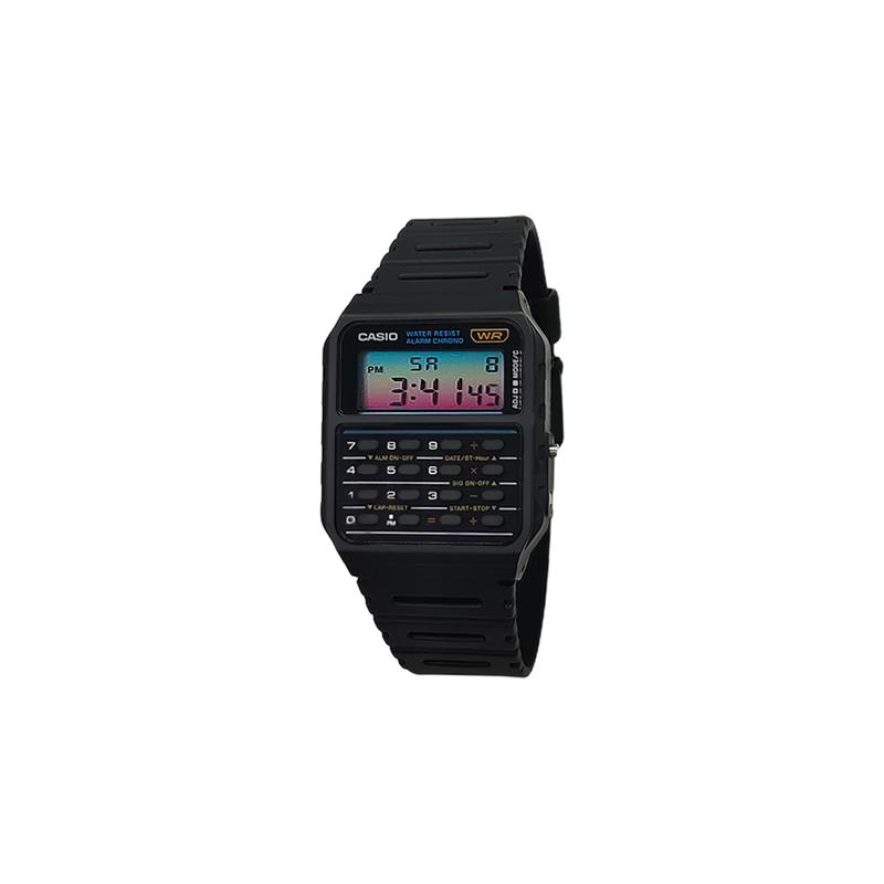 CASIO Customized watch modified series retro calculator waterproof 30 meters CA-53W-1Z modified-Ye Ma CA-53W-1Z-HeiSeBiaoDaiQingFenJianBianBiaoJing