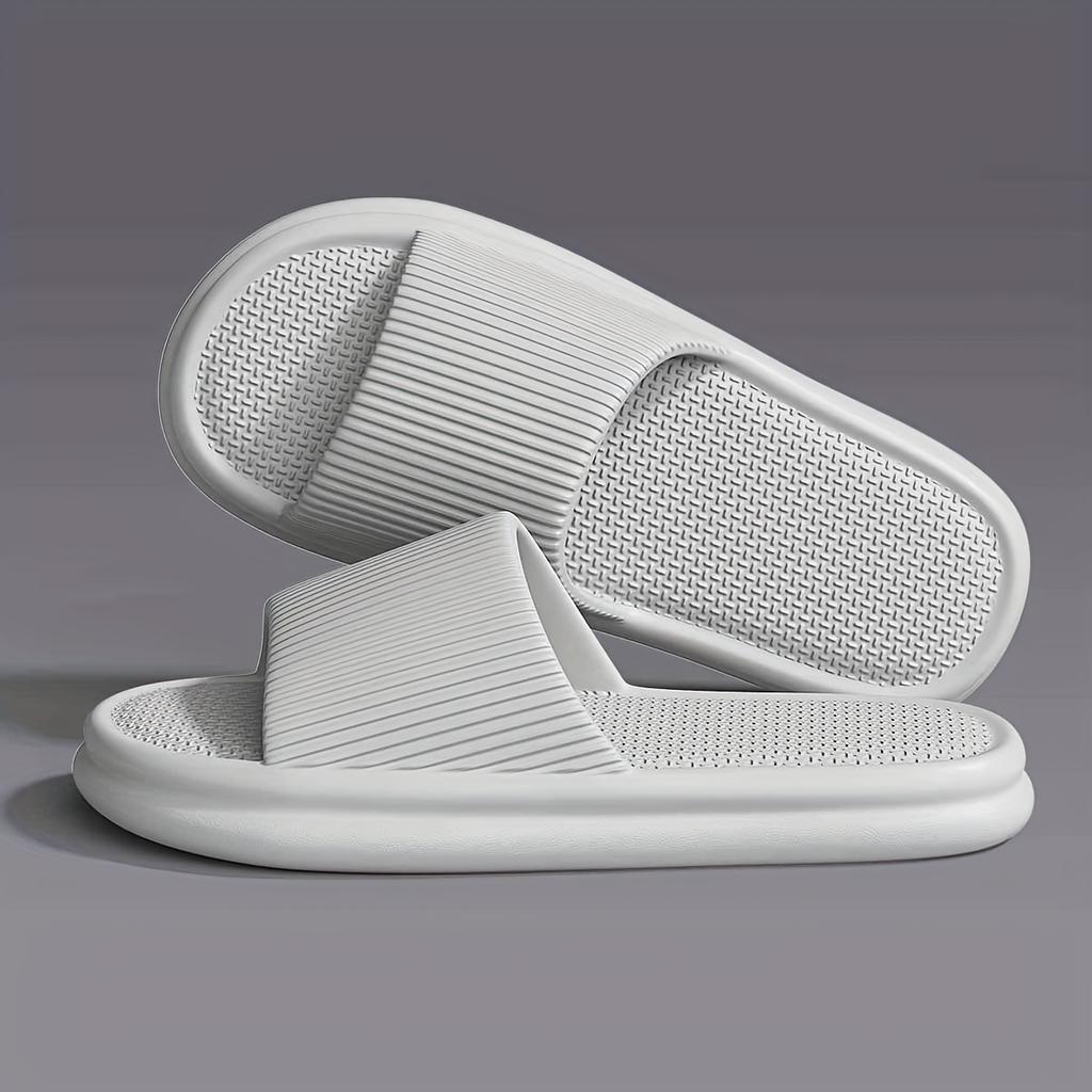 Order A Size Up Summer Slippers Flip Flops Man Indoor Home Woman Shoes EVA Soft Soled Slippers Shower Home Slides Couple Non-slip Casual Sandals