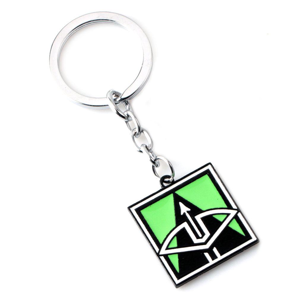 Alloy Keychain Pendant: R6 Anime Game Accessory