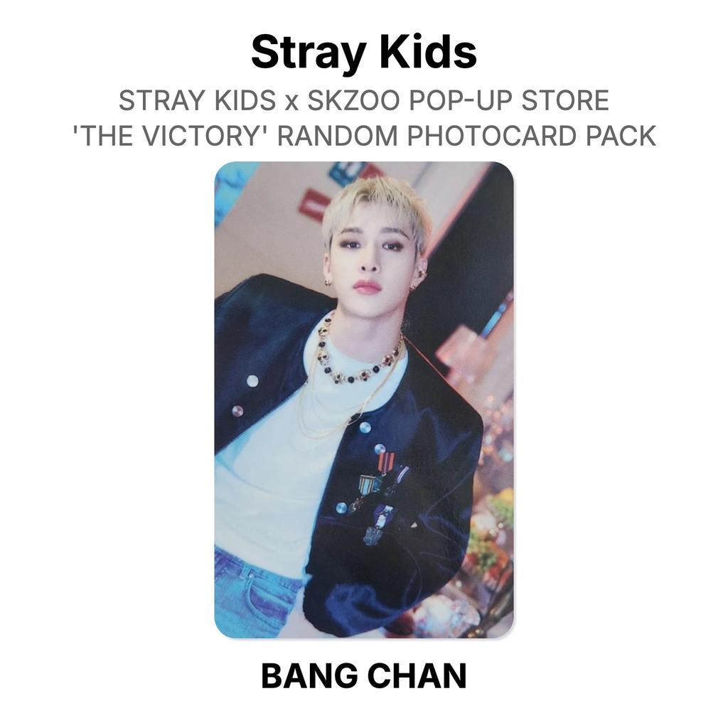 Stray Kids X SKZOO POP-UP STORE 'THE VICTORY' Случайный набор фотокарточек Официальная фотокарточка