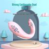 Couple's Dual-Motor Bendable Vibrator with Remote Control - Wearable Toy for Discreet Use