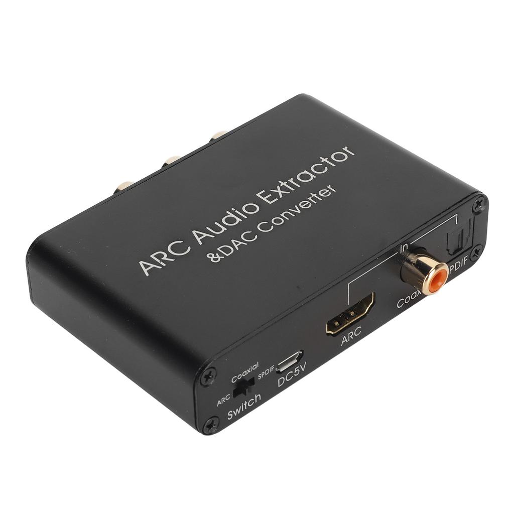 HD-выход ARC Sound Extractor 192 кГц Оптический SPDIF 3,5 мм Порт для наушников Цифровой аналоговый звук