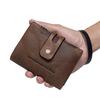 CONTACT'S Cow Leather Men's Wallet Ziper&Hasp Male Coin Purse Short Wallets Card Holders For Men