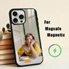 Немецкая актриса Сандра Хюллер Чехол для телефона для iPhone 17, 16, 15, 14, 13, 12, 11 Plus, Для чехла с магнитной беспроводной зарядкой