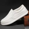 Мужские повседневные парусиновые туфли Осень 2025 Дышащие Мягкие Эспадрильи Слипоны Мужские Лоферы Кроссовки Комфортные Низкие Кроссовки Обувь