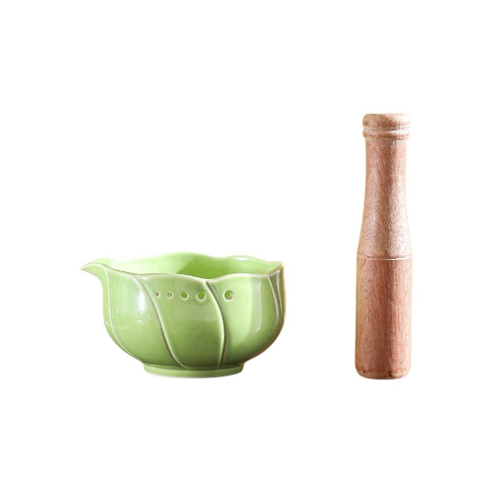 Multi-Purpose Design Food Grinder Tool Ceramic Material Garlic Grinding Bowl  Home Cooking