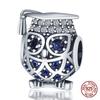 Original Owl Beads 100% 925 Silver Lucky Cat Elephant Charms Fit Original 925 Bracelet DIY Jewelry Making Women's Gift