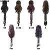 LISI HAIR Synthetic Long Hair Braid Ponytail Curly Hair Buns Braid Wig Claw Clip Ponytail Extension Buns Ponytail For Daily Use Hair