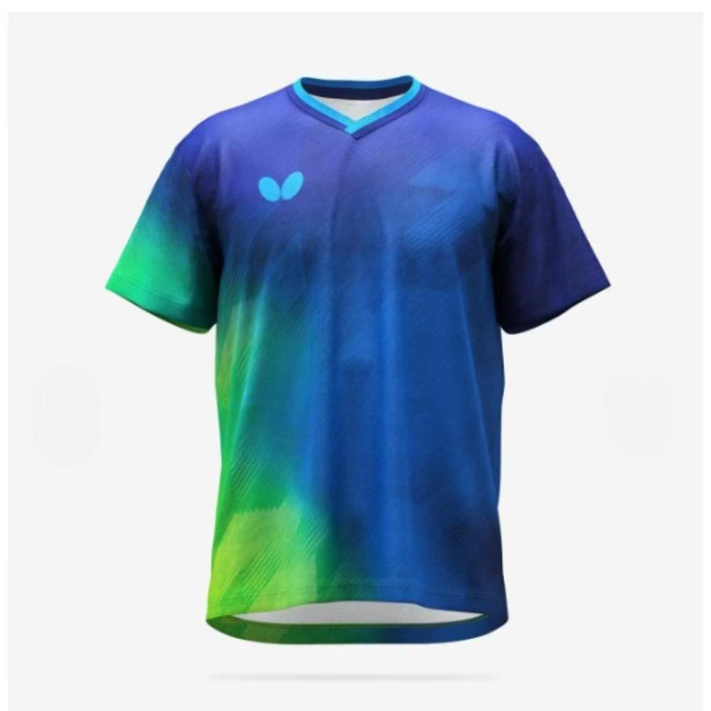 Мужские и женские дышащие топы для соревнований по бадминтону и настольному теннису, быстросохнущие и быстроотводящие влагу мотоциклетные футболки